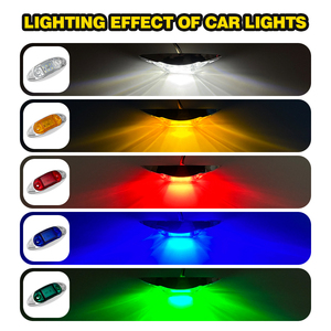 Bán buôn 12V 24V Vòng Đèn LED phía trước phía sau bên đánh dấu 6LED lần lượt cảnh báo ánh sáng Trailer van xe tải bên tín hiệu ánh sáng - Product Image 2