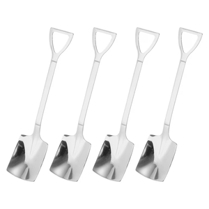 Acier inoxydable Dessert Pelle Cuillère Réutilisable Pastèque Cuillère Vaisselle Bar Outil Gadgets Top Qualité - Product Image 1