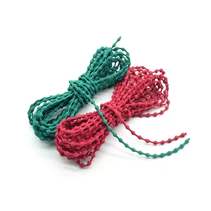 for manufacturer Home Textile garment custom round decorative nylon latex shoelace shoe lace gourd elastic cord string rope