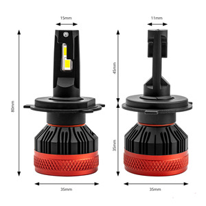 Super luminoso hi lo Z4 H4 LED faro <span class=keywords><strong>anteriore</strong></span> <span class=keywords><strong>anteriore</strong></span> CANBUS 80W 8000lm faro LED 12V 24V - Product Image 4