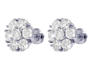 ต่างหูเพชรโมอิสซาไนต์ทรงกลมเจียระไนแบบ VVS เงินแท้ 925 สำหรับผู้หญิง เครื่องประดับแฟชั่นหรูหรา ราคาถูก - Product Image 2