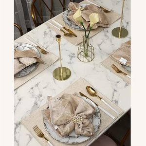 กระดาษเช็ดปากโลหะสุดหรูไม่ซ้ำใครรูปทรงวินเทจของตกแต่งโต๊ะปาร์ตี้งานแต่งงานกระดาษเช็ดปากแบบพิเศษคริสมาสต์อินเดีย - Product Image 6