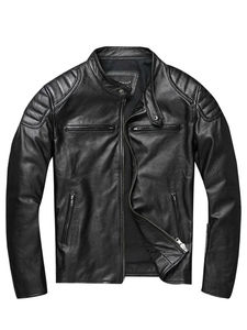 Wholesale Fashion High Quality Motorcycle <b>Jacket</b> <b>for</b> <b>Men</b> Manufacturer Custom Logo <b>Men'S</b> <b>White</b> Leather <b>Jacket</b> - Product Image 6