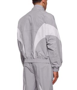 Veste de course sportive personnalisée imperméable avec bandes réfléchissantes pour homme, noire, légère, en nylon froissé, coupe-vent, zippée - Product Image 6