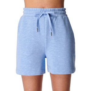 Pantalones cortos de entrenamiento de gimnasio de cintura alta para mujer, nuevo estilo, ropa de calle deportiva informal de verano, transpirable, Color sólido, moda de verano - Product Image 5