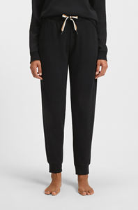 Solid Black Plain Hoodie and Jogger Set Pullover Tracksuit Minimalist Casual Two Piece wear Blank Streetwear Outfit - Product Image 4