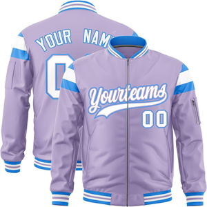 Oversized <b>Bomber</b> <b>Varsity</b> <b>Jacket</b> Satin Zip Up Closure Hip Hop Streetwear Contrast Colors Embroidery <b>Jacket</b> for <b>Men</b> - Product Image 1