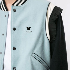 Men's 100% Cotton Breathable Customizable Letterman Jacket Durable Oversized Fit Stand Collar Comfortable for Everyday <b>Winter</b> - Product Image 6