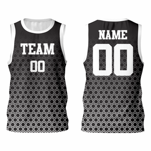 Camiseta de Baloncesto Personalizada Unisex de Talla Grande con Número Bordado, Diseño de Malla Vintage y Nombre del Jugador Personalizado - Product Image 5