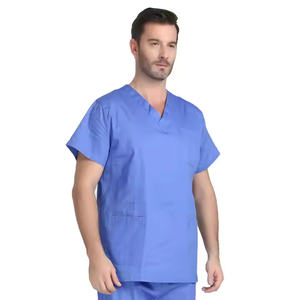 2025 OEM médico regular Scrub hombres enfermería Scrubs cómodo para hombres Jogger Scrubs Set - Product Image 3