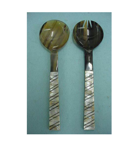 Cuillère en corne de buffle très vendue, cuillère décorative en corne de buffle, cuillères à salade de cuisine, design classique - Product Image 1