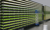 Système d'agriculture verticale en conteneur pour serre agricole, solution de culture hydroponique intérieure avec pompe haute rigidité