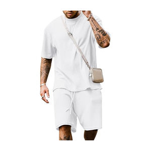 Ensembles d'été pour hommes 100% coton personnalisés respirants de haute qualité Premium 250 GSM BILAZZO SPORT Style urbain - Product Image 6