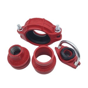 Ul/FM mẫu miễn phí sơn rãnh TEE khuỷu tay Công Đoàn giảm tốc chéo linh hoạt khớp nối Lửa Phun nước Phụ kiện Carbon - Product Image 2
