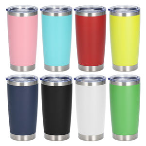 Personalizzato 20oz in acciaio inox caffè Tumbler polvere di alta qualità rivestito sottovuoto bottiglia con paglia carino disegno da viaggio - Product Image 3