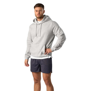 Men's Custom Oversized Heavyweight 100% Cotton Fleece Pullover <b>Hoodies</b> with Print Design-Wholesale - Product Image 5