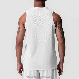 Moda al aire libre competencia O cuello Jersey camiseta baloncesto sublimado uniforme hombres Jerseys sin mangas baloncesto camisetas - Product Image 2