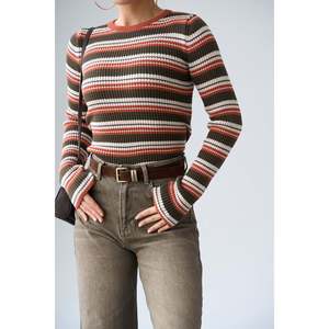 Pull en tricot couleur cannelle-khaki - Product Image 3