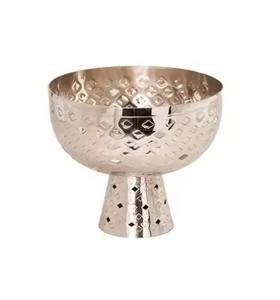 Tazón Decorativo de Metal con Acabado Antiguo Texturizado Hecho a Mano para Servir en Fiestas en Casa, Duradero y Ecológico - Product Image 4