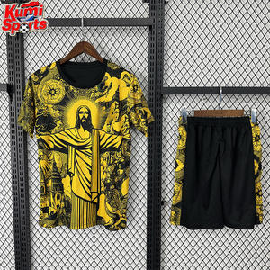 巴西球衣内马斯国家聚酯足球衫2025 26耶稣送货巴西特别版邮购 - Product Image 4