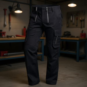 SEBASTIAN <b>Black</b> <b>Work</b> Trousers Size 56 <b>Pant</b> & Skirt Hangers Included - Product Image 3