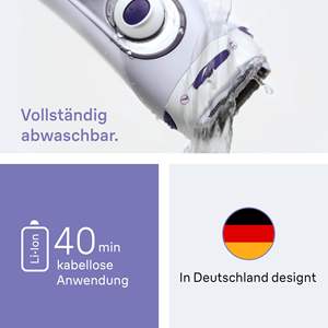 Système de rasoir et tondeuse électrique sans fil 3-en-1, épilateur domestique pour l'épilation et l'exfoliation - Product Image 2