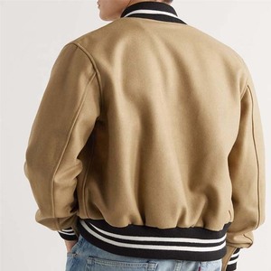 Veste de Baseball à manches en cuir pour homme, nouvelle collection - Product Image 2