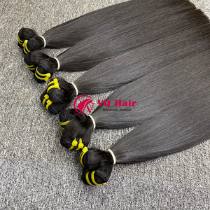 Os droit brut faisceaux soyeux vague droite toutes couleurs toutes tailles pleine cuticule alignée vietnamien humain Super Double dessiné - Product Image 1