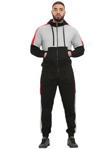 Chándales de rizo francés de algodón personalizados de alta calidad, conjunto de pantalones de chándal con capucha de secado rápido para hombres, ropa de calle de talla grande para invierno - Product Image 2
