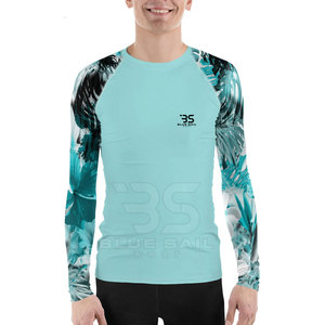 Rash Guard à manches longues coupe ample avec logo personnalisé pour hommes vente en gros de jeunes fabriqués au Pakistan Rash Guard pour hommes - Product Image 3