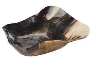 Cuenco de cuerno de búfalo de agua Premium de alta tendencia, artesanías naturales de alta calidad, estilo como Ágata de decoración pulida de Ángel - Product Image 3