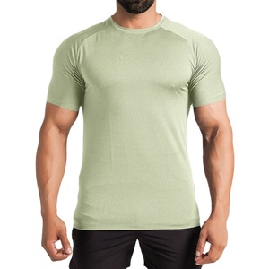 Camiseta Deportiva de Algodón 100% para Hombre, de Secado Rápido, Transpirable y Ecológica, Ajuste Musculoso, Venta al por Mayor - Product Image 1