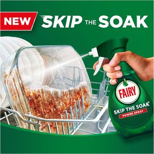 Kit de pulvérisation pour vaisselle Fairy Skip the Soak au citron, avec pulvérisateur + 4 recharges de 500 ml. Élimination à 100 % de la graisse pour la vaisselle et les surfaces. - Product Image 4