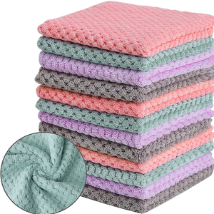 Serviette de cuisine en coton éponge 100% parfaitement conçue - Absorbante Séchage rapide Couleurs personnalisées Utilisation quotidienne pour la maison et l'hôtel - Product Image 2