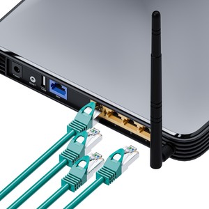 Extralink Cat.6 FTP <b>Patch</b> Cord 1m, Copper Network <b>Cable</b> Twisted Pair 1Gbit/s - Product Image 6