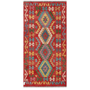 Tapis Imaco Maimana Afghanistan Kilim 199 x 101 cm, décoration murale - Product Image 1