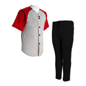 Uniforme de equipo de béisbol personalizado último diseño con opción de talla grande en blanco liso impreso y transpirable jugadores jóvenes de softbol OEM - Product Image 4
