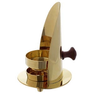 Porte-encens en laiton pur de qualité d'exportation le plus vendu brûleur d'encens fini en or bol réglable prière parfaite pour les méditations - Product Image 4