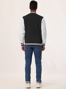 Custom Casual <b>Jacket</b> Slim Fit Men's Varsity College <b>Jackets</b> Baseball <b>Jacket</b> - Product Image 5