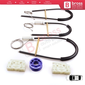 BWR881 Juego de reparación de regulador de ventanilla eléctrica delantera derecha para C5 MK2 MK3 RD/TD RC RD RW 2007-2018 4/5 puerta 9675898980Bross Auto Parts - Product Image 3