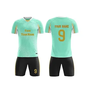 新款定制快干足球运动衫男女青年个性化套装颜色定制成人儿童运动