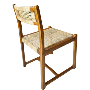 Solobeat Handcrafted <b>Rattan</b> Woven Modern Dining & Side <b>Chair</b> for Hotel Restaurant Living Room & Apartment Projects - Product Image 1