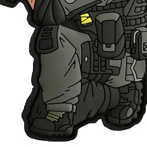 Parches de PVC 3D con Logotipo Personalizado, Etiquetas Tácticas de Silicona en Relieve para Ropa, Parche de PVC de Goma Suave para Gorras, Sombreros, Ropa, Tela 2025 - Product Image 2