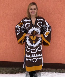 Vestido Maxi de Verano de Algodón Ucraniano para Mujer 2026 con Bordado, Vestido de Manga Larga, Vestido de Playa con Bordado para Mujer - Product Image 1