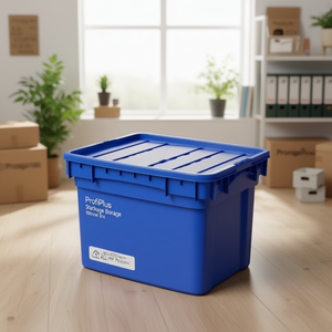 ProfiPlus <b>Stackable</b> <b>Storage</b> <b>Box</b> Blue L160xW102xH75mm PP Plastic by ALLIT - Product Image 3