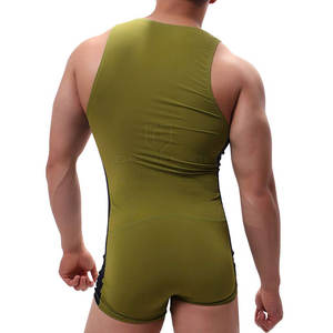 Venta en Línea, los Más Vendidos, Singletes de Lucha de Alta Calidad con Tirantes Ajustables, Ligeros, de Spandex/Poliéster, Estilo Único, Venta al Por Mayor - Product Image 4