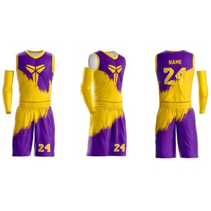 Uniformes de basket-ball personnalisés pour hommes, tissu polyester respirant, shorts en jersey, entraînement estival, impression sérigraphique, étiquette - Product Image 1