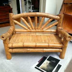 Offre Spéciale modulaire 2 places en bambou salon canapé chaise bois tissé naturel intérieur extérieur Villa salon hall principal jardin - Product Image 5