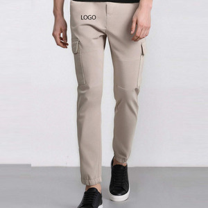 Pantalones Cargo de moda Colores y tamaños personalizados disponibles Pantalones Cargo de algodón de ajuste relajado Pantalones Cargo de material de algodón Premium - Product Image 1