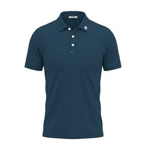 Chemise Active Homme Handee 100% Polyester Piqué Séchage Rapide Design Uni Boutons Brodés Respirante Manches Courtes Golf Teinte Unie - Product Image 6